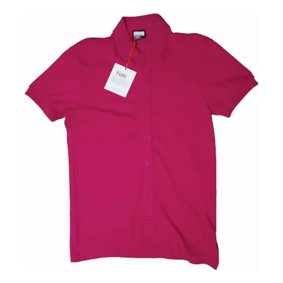 Franela Botones Marca Ngr Zara  Fucsia Talla S Hombre Nueva
