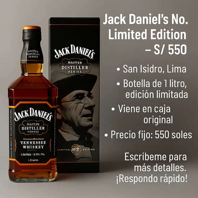 Jack Daniels No. 2 Edición Limitada