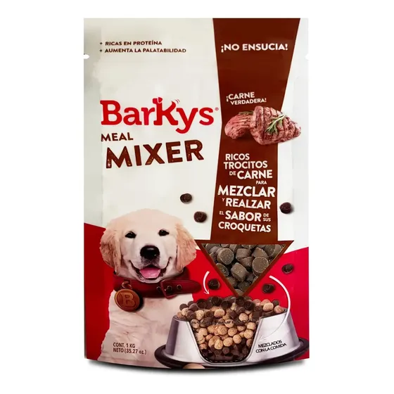 Trocitos De Carne Para Perro 1 Kg Barky´s Mixers | Envío gratis