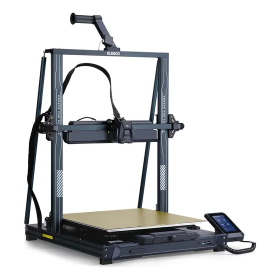 Impresora 3D Elegoo Neptune 4 Max color negro con tecnología de impresión FDM