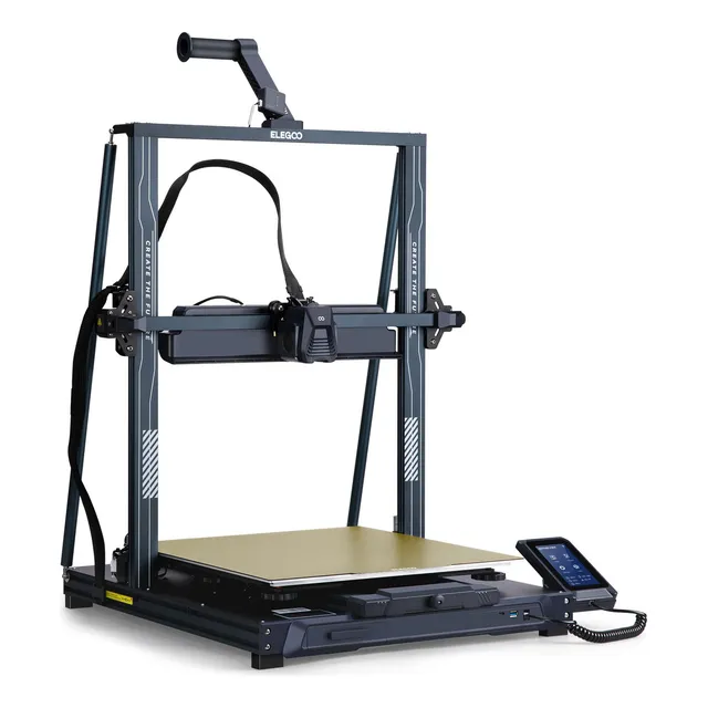 Impresora 3D Elegoo Neptune 4 Max color negro 220V con tecnología de impresión FDM
