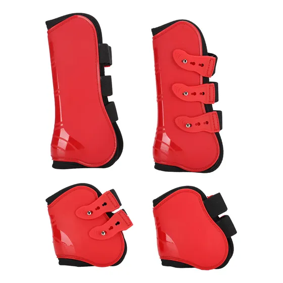 Equipo De Equitación Un Juego De Botas Delanteras Para Patas