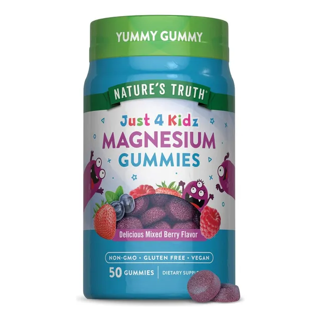 Magnesio Para Niños Nature's Truth 50 Gomitas Bayas