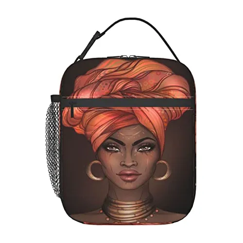 Gbuzozie African American Black Girl Bold De Almuerzo Vzlba