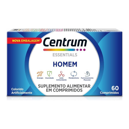 Suplemento Vitamínico Centrum 60 Comprimidos Suplemento Vitamínico Centrum 60 Comprimidos
