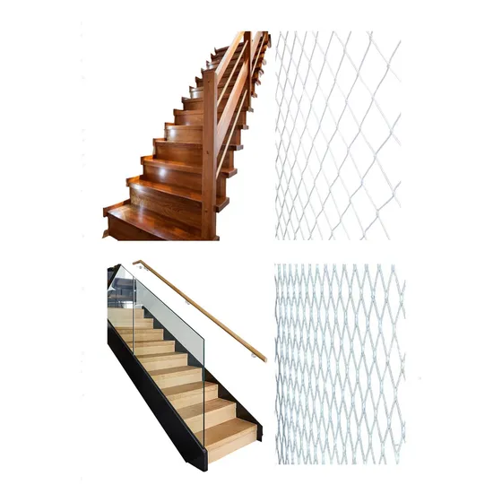 Red Proteccion Escaleras Barandas (transparentes)