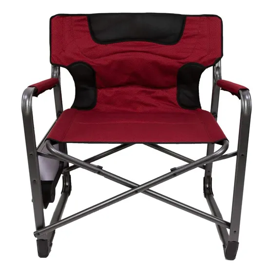 Ozark Trail Xxl Folding Padded Director Chair With Side...