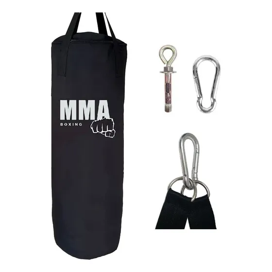 Saco De Boxeo Profesional Tula De Boxeo Saco De Mma 100 Cm