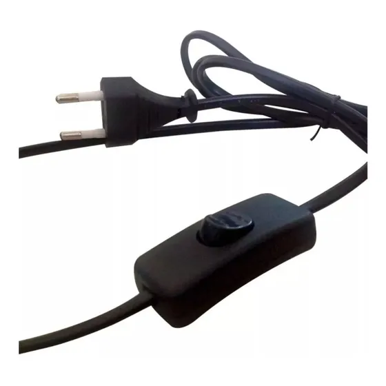 Cable Lampara Con Interruptor Y Enchufe - Sumatel