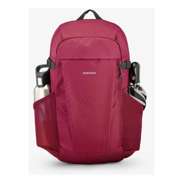 Mochila Senderismo Deporte Trekkiing 20lt Quechua Outdoor Color Vino Diseño De La Tela Lisa