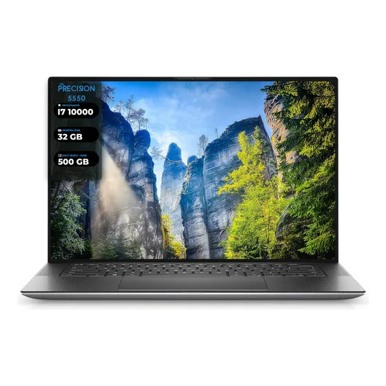 Notebook Dell Precision 5550 I7 10a 32ram 500gb Quadro T1000