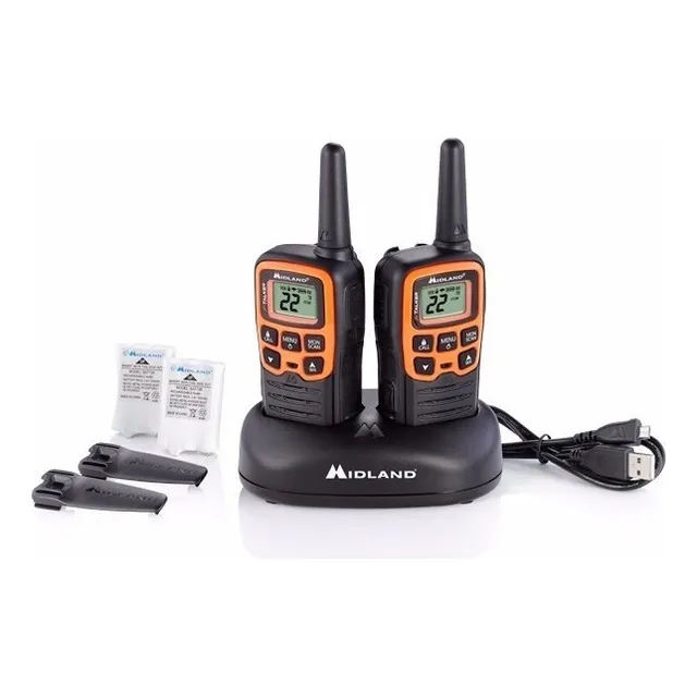 Walkie-talkie Midland X-Talker Midland y frecuencia GMRS/FRS - naranja 127V