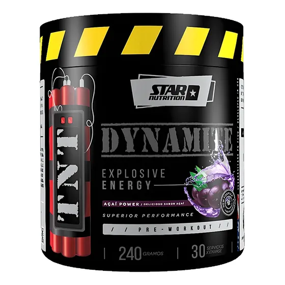 Tnt Dynamite Explosive 30 Serv Pre Entreno Star Nutrition Sabor Açai power