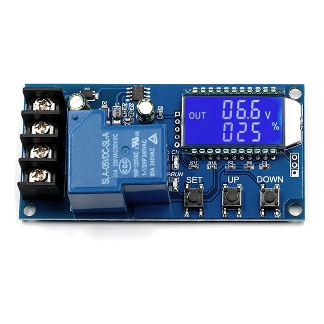 Controlador Carga Inteligente Batería 6v-60v Min/max 12v 24v
