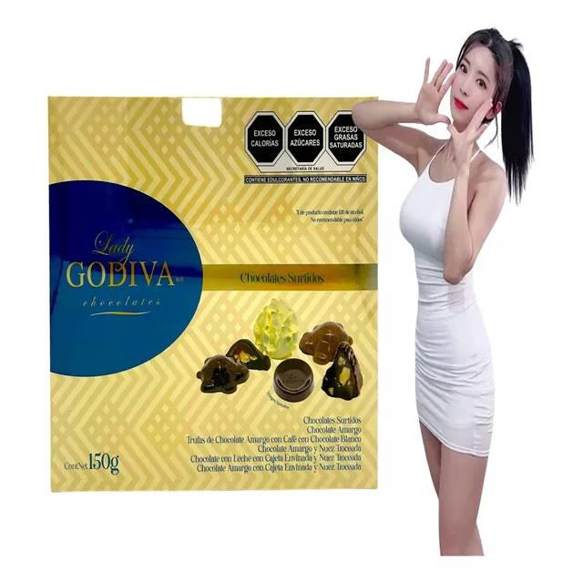Chocolates Surtidos Con Nuez Troceada Lady Godiva 150g