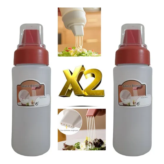 Dispensador De Salsa Sirope Miel Crema