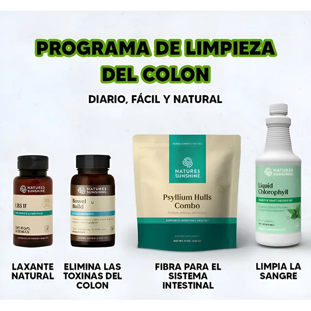Limpieza De Colon Nature's Sunshine. 4 Articulos