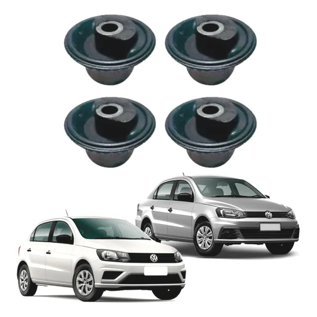 Kit 4 Buchas Do Eixo Traseiro Axios Gol Voyage G5 G6 G7