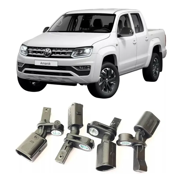 Kit X 4 Sensores Abs Delante Y Atras Para Vw Amarok 2.0 3.0