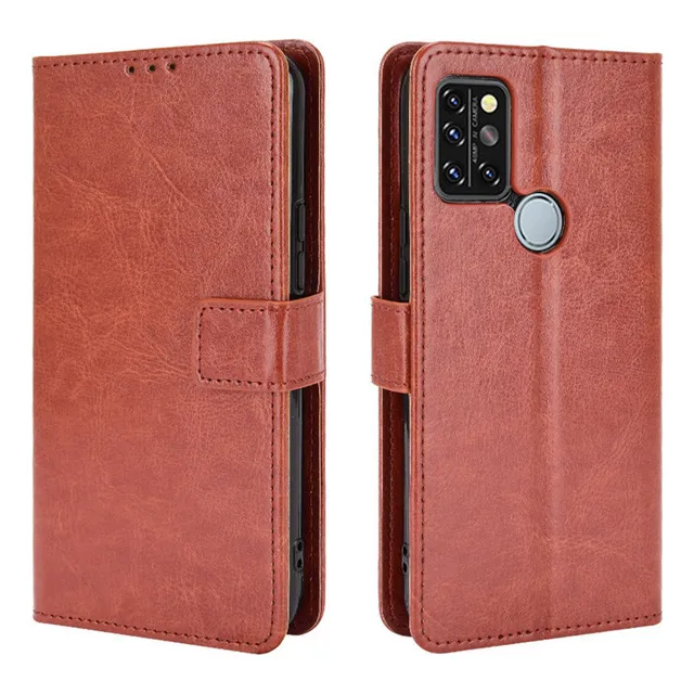 Capa De Couro Para Umidigi A9 Pro Anti-fall Business Flip