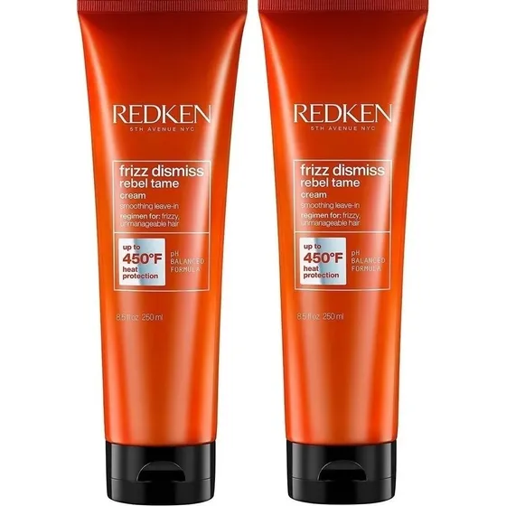 Dúo Frizz Dismis 250ml Crema Anti Frizz Rebel Tame Redken