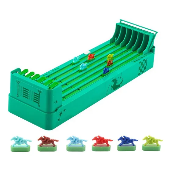 Jogo De Corrida De Cavalos Elétrico Portátil 6 Cavalos