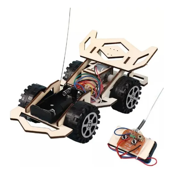 Coche A Control Remoto Para Armar Kit Educativo Con Control