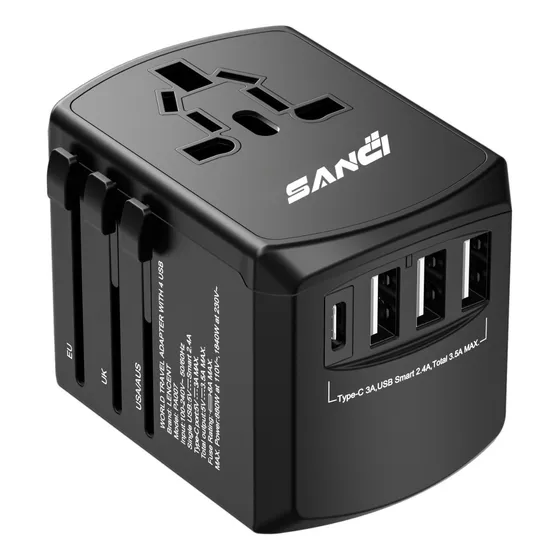 Adaptador Internacional Enchufe Universal Viajero 200 Paises