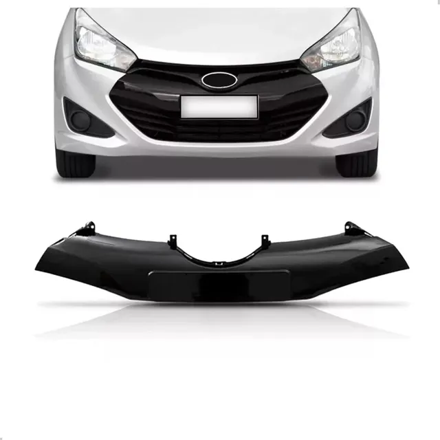 Aplique Placa Hb20 Hb20s 2012 2013 2014 2015 Preto Brilhante