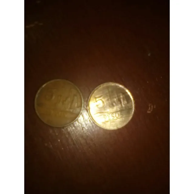 Moneda Antiguas Colombiana De 5 Peso 1980-1981 