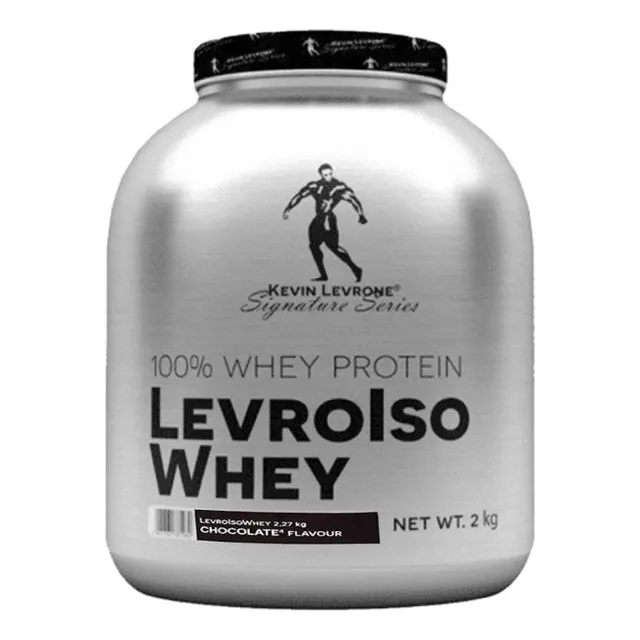 Levroiso Whey 2 Kg Kevin Levrone Proteína 100% Aislada Sabor Chocolate Shaboom Pump Sample