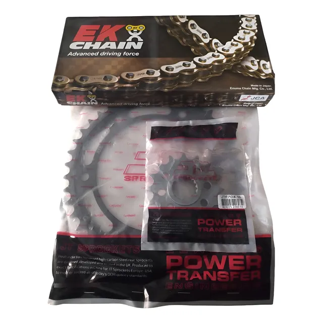 Kit Transmision Bmw F 700 Gs 17/42  Cadena Rk Japon