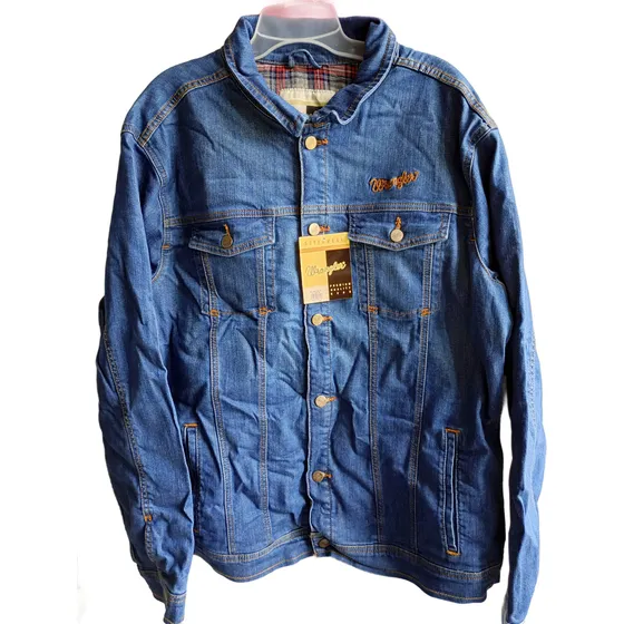 Chamarra Wrangler Mezclilla Forro Franela