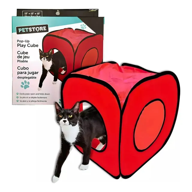 Estcaion Refugio Casa  Cubo Para Gatos