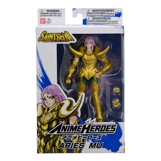 Anime Heroes Aries Mu Saint Seiya Bandai
