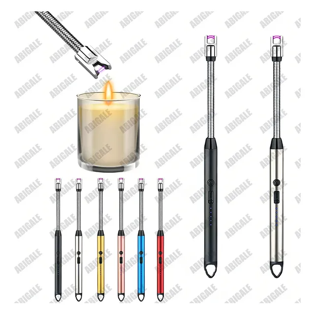 Abigale 2pcs Usb Encendedor Eléctrico Portátil Recargable De Cocina