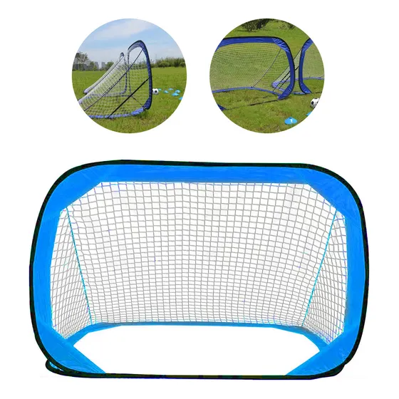 Arcos Futbol Plegable Niño Entrenamient Con Red 120×75 Cm