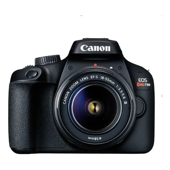 Camara Canon Rebel T100 Nueva Lente 18-55 Video Hd Dslr