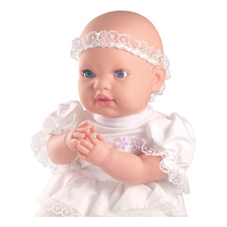 Boneca Menina Infantil Bebe Nenem Reza Ora - O Pai Nosso Boneca Menina Infantil Bebe Nenem Reza Ora - O Pai Nosso
