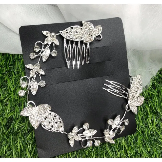 Corona Tocado Diadema Para Novias, Quinceañera, Arreglos