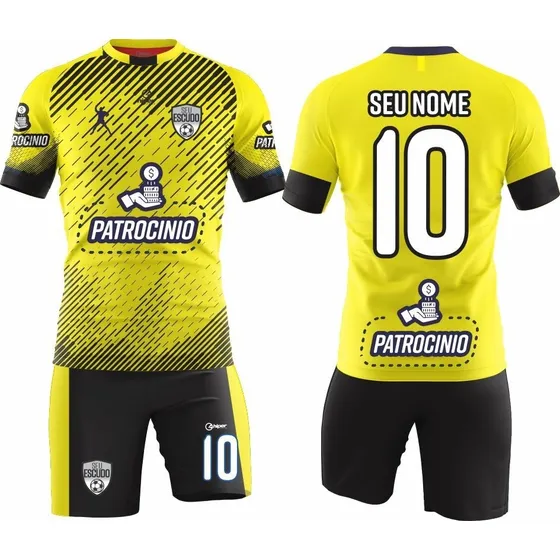Jogo De Camisas + Calção Futebol 11 Peças Pronta Entrega
