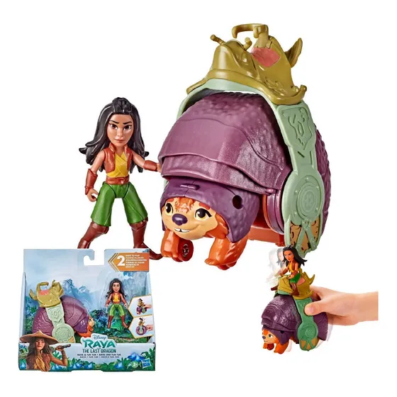 Muñeca Princesa Raya Y Tuk Tuk De Disney Original Hasbro