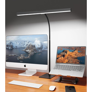 Lámpara Led De Escritorio Para Oficina En Casa Con Base, Luz Lámpara Led De Escritorio Para Oficina En Casa Con Base, Luz