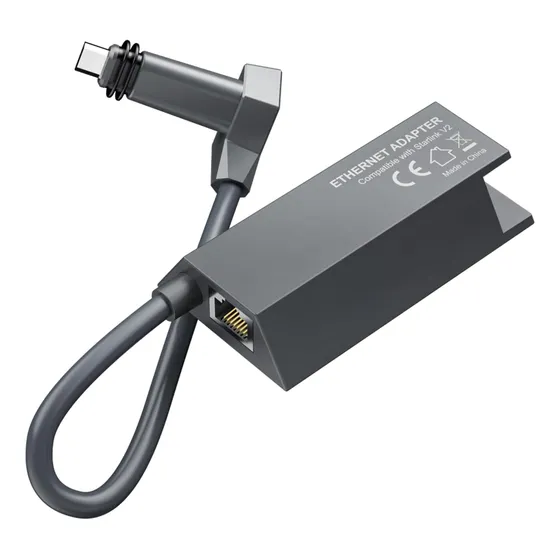 Adaptador Ethernet Starlink V2 Internet Rede Via Satélite