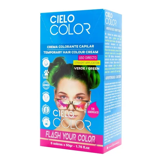 Otowil Cielo Color Tintura Crema Fantasía Vegana Sobre 50gr