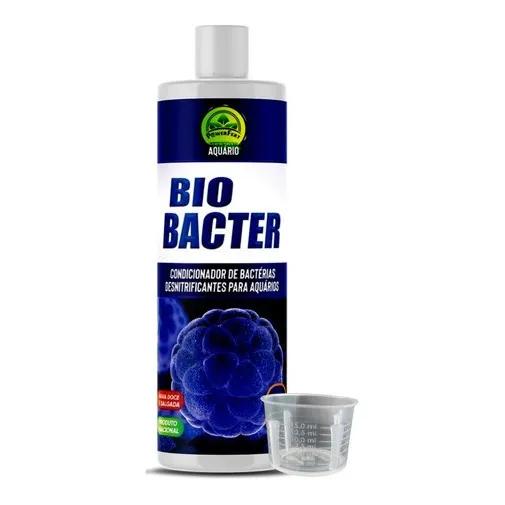 Biobacter 500ml Condicionador Para Aquários Doce E Marinho