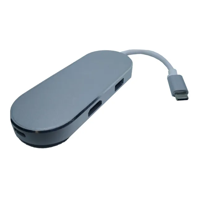 Convertidor Tipo C A Hdmi Usb 3.0 Lector Sd Macbook Huawei