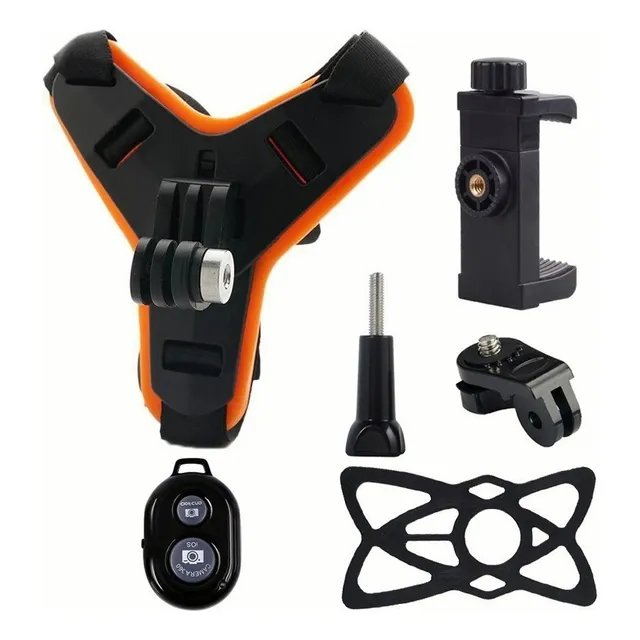 Arnes Base Soporte Casco Moto Para Grabar Con Celular