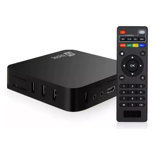 Smart Box Tv Box 4k Convierte En Smart 32gb Color Negro