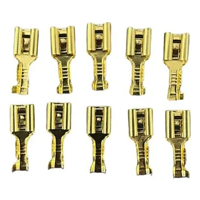Kit O Set De Terminales Electricos De Cobre Hembra Pack 100